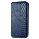 For Galaxy S20 FE(4G/5G) / S20 Lite Cubic Grid Pressed Horizontal Flip Magnetic PU Leather Case with Holder & Card Slots & Wallet(Blue) - 2