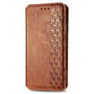 For Galaxy S20 FE(4G/5G) / S20 Lite Cubic Grid Pressed Horizontal Flip Magnetic PU Leather Case with Holder & Card Slots & Wallet(Brown) - 2