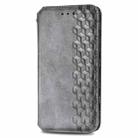 For Galaxy S20 FE(4G/5G) / S20 Lite Cubic Grid Pressed Horizontal Flip Magnetic PU Leather Case with Holder & Card Slots & Wallet(Gray) - 2