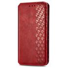 For Galaxy S20 FE(4G/5G) / S20 Lite Cubic Grid Pressed Horizontal Flip Magnetic PU Leather Case with Holder & Card Slots & Wallet(Red) - 2