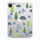 For iPad Pro 12.9 inch (2021) / (2020) Colored Drawing Four-Corners Shockproof TPU Tablet Case(Tree) - 2