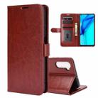 For Huawei Mate 40 lite/Maimang 9 R64 Texture Single Horizontal Flip Protective Case with Holder & Card Slots & Wallet& Photo Frame(Brown) - 1
