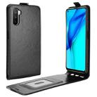 For Huawei Mate 40 lite/Maimang 9 R64 Texture Single Vertical Flip Leather Protective Case with Card Slots & Photo Frame(Black) - 1