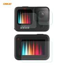 For GoPro HERO9 ENKAY Hat-Prince 3 in 1 0.2mm 9H 2.15D Protective Camera Lens and Screen Tempered Glass Film - 1