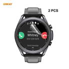 For Samsung Galaxy Watch3 45mm 2 PCS ENKAY Hat-Prince Clear HD PET Screen Protector Film - 1
