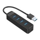 ORICO TWU3-4A-BK 4-Port USB 3.0 HUB - 1