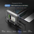 ORICO 3159U3 Transparent Series 3.5 inch USB3.0 Hard Drive Enclosure with Holder - 8