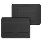 4 in 1 Universal Laptop Holder PU Waterproof Protection Wrist Laptop Bag, Size:11/12inch(Black) - 1