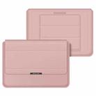 4 in 1 Universal Laptop Holder PU Waterproof Protection Wrist Laptop Bag, Size:13/14inch(Rose gold) - 1