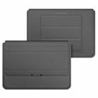 4 in 1 Universal Laptop Holder PU Waterproof Protection Wrist Laptop Bag, Size:15/16inch(Grey) - 1