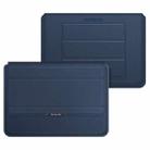 4 in 1 Universal Laptop Holder PU Waterproof Protection Wrist Laptop Bag, Size:15/16inch(Dark blue) - 1