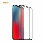 For iPhone 12 / 12 Pro 2pcs ENKAY Hat-Prince 0.26mm 9H 6D Curved Full Coverage Tempered Glass Protector - 1