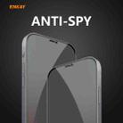 For iPhone 12 / 12 Pro 2pcs ENKAY Hat-Prince 0.26mm 9H 6D Privacy Anti-spy Full Screen Tempered Glass Film - 2