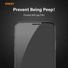 For iPhone 12 / 12 Pro 2pcs ENKAY Hat-Prince 0.26mm 9H 6D Privacy Anti-spy Full Screen Tempered Glass Film - 4