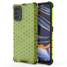 For OPPO Realme 7 Pro  Shockproof Honeycomb PC + TPU Case(Green) - 1