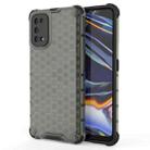 For OPPO Realme 7 Pro  Shockproof Honeycomb PC + TPU Case(Grey) - 1
