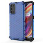 For OPPO Realme X7 Pro  Shockproof Honeycomb PC + TPU Case(Blue) - 1