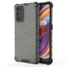 For OPPO Realme X7 Pro  Shockproof Honeycomb PC + TPU Case(Grey) - 1