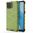 For OPPO F17  Shockproof Honeycomb PC + TPU Case(Green) - 1