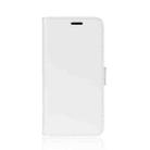 For Xiaomi Poco X3  R64 Texture Single Horizontal Flip Protective Case with Holder & Card Slots & Wallet& Photo Frame(White) - 2
