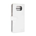 For Xiaomi Poco X3  R64 Texture Single Horizontal Flip Protective Case with Holder & Card Slots & Wallet& Photo Frame(White) - 3
