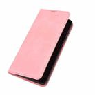 For Xiaomi Poco X3/X3 NFC Retro-skin Business Magnetic Suction Leather Case with Holder & Card Slots & Wallet(Pink) - 7