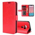 For LG Style 3 L-41A R64 Texture Single Horizontal Flip Protective Case with Holder & Card Slots & Wallet& Photo Frame(Red) - 1
