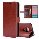 For LG Style 3 L-41A R64 Texture Single Horizontal Flip Protective Case with Holder & Card Slots & Wallet& Photo Frame(Brown) - 1