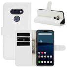 For LG STYLE 3 L-41A Litchi Texture Horizontal Flip Protective Case with Holder & Card Slots & Wallet(White) - 1