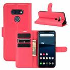 For LG STYLE 3 L-41A Litchi Texture Horizontal Flip Protective Case with Holder & Card Slots & Wallet(Red) - 1