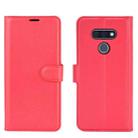 For LG STYLE 3 L-41A Litchi Texture Horizontal Flip Protective Case with Holder & Card Slots & Wallet(Red) - 2
