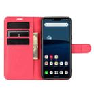 For LG STYLE 3 L-41A Litchi Texture Horizontal Flip Protective Case with Holder & Card Slots & Wallet(Red) - 4