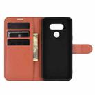For LG STYLE 3 L-41A Litchi Texture Horizontal Flip Protective Case with Holder & Card Slots & Wallet(Brown) - 3