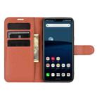 For LG STYLE 3 L-41A Litchi Texture Horizontal Flip Protective Case with Holder & Card Slots & Wallet(Brown) - 4