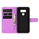 For LG STYLE 3 L-41A Litchi Texture Horizontal Flip Protective Case with Holder & Card Slots & Wallet(Purple) - 3