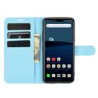 For LG STYLE 3 L-41A Litchi Texture Horizontal Flip Protective Case with Holder & Card Slots & Wallet(Blue) - 4