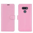 For LG STYLE 3 L-41A Litchi Texture Horizontal Flip Protective Case with Holder & Card Slots & Wallet(Pink) - 2