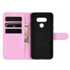 For LG STYLE 3 L-41A Litchi Texture Horizontal Flip Protective Case with Holder & Card Slots & Wallet(Pink) - 3