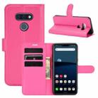 For LG STYLE 3 L-41A Litchi Texture Horizontal Flip Protective Case with Holder & Card Slots & Wallet(Rose red) - 1