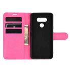 For LG STYLE 3 L-41A Litchi Texture Horizontal Flip Protective Case with Holder & Card Slots & Wallet(Rose red) - 3