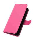 For LG STYLE 3 L-41A Litchi Texture Horizontal Flip Protective Case with Holder & Card Slots & Wallet(Rose red) - 6