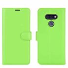 For LG STYLE 3 L-41A Litchi Texture Horizontal Flip Protective Case with Holder & Card Slots & Wallet(Green) - 2