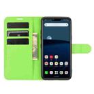 For LG STYLE 3 L-41A Litchi Texture Horizontal Flip Protective Case with Holder & Card Slots & Wallet(Green) - 4