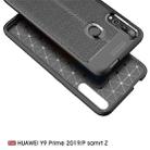 Litchi Texture TPU Shockproof Case for Huawei Y9 Prime 2019 / P smart Z(Black) - 2