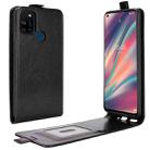 For WIKO View 5 R64 Texture Single Vertical Flip Leather Protective Case with Card Slots & Photo Frame(Black) - 1