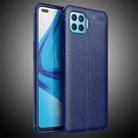 For OPPO F17 Pro Litchi Texture TPU Shockproof Case(Navy Blue) - 1