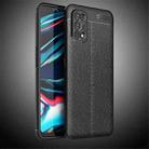 For OPPO Realme 7 Pro Litchi Texture TPU Shockproof Case(Black) - 1
