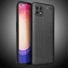For Oppo Reno4 SE Litchi Texture TPU Shockproof Case(Black) - 1