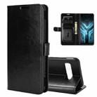 For Asus ROG Phone 3 Strix ZS661KS R64 Texture Single Horizontal Flip Protective Case with Holder & Card Slots & Wallet& Photo Frame(Black) - 1