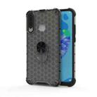 For Huawei Y6p 2020 Shockproof Honeycomb PC + TPU Ring Holder Protection Case(Grey) - 1